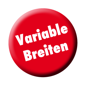 Knopf Variable Breiten